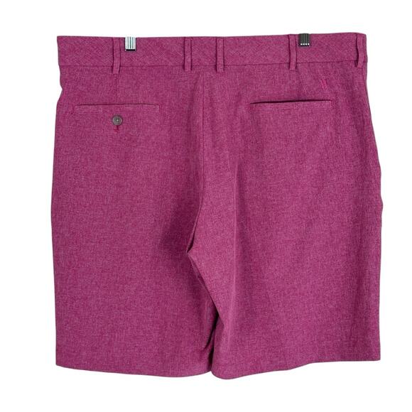 Walter Hagen Golf Shorts Mend 34 Pink Flat Front Stretch Country Club Dadcore - Picture 2 of 4
